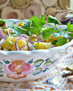 Картофельный салат c пикантной заправкой