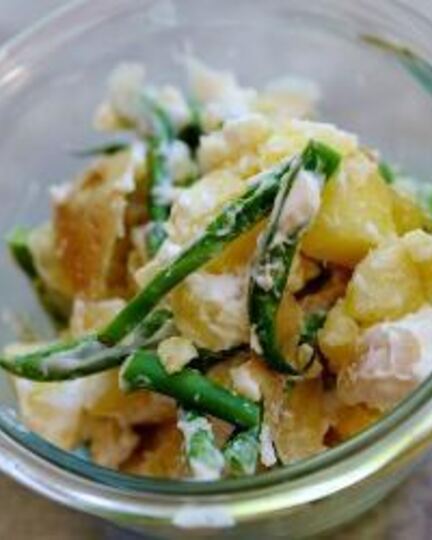 Рецепт картофельного салата по-деревенски