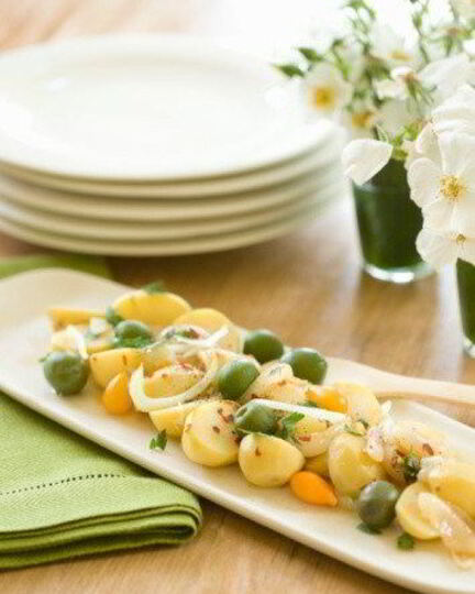 Рецепт картофельного салата по-гречески