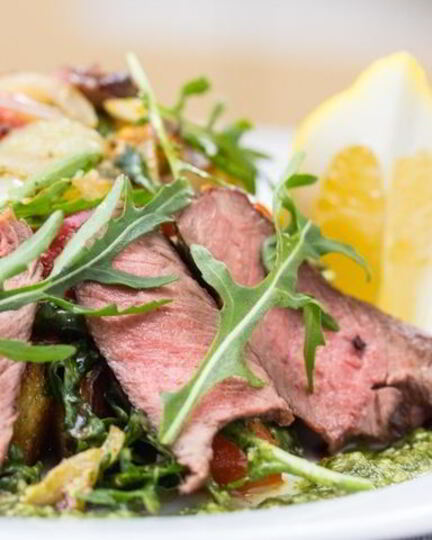 Рецепт картофельного салата с говядиной