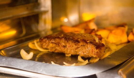 картофельный салат с говядиной