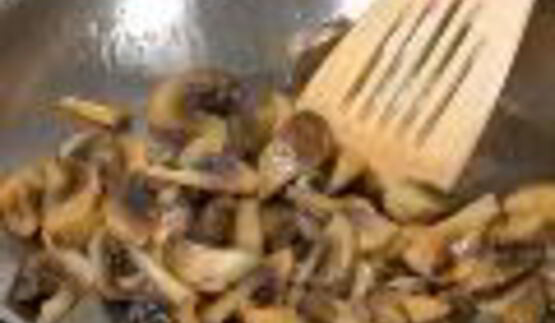 картофельный салат с грибами