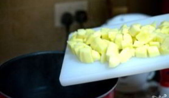 картофельный салат с курочкой