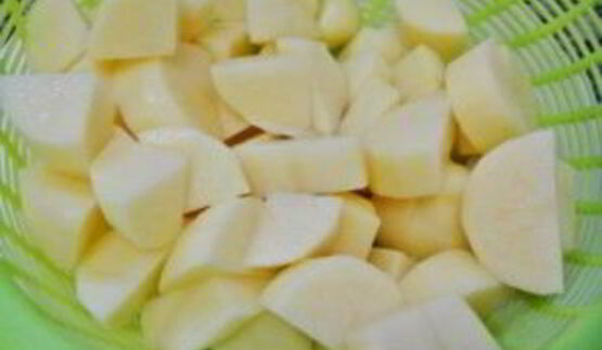 картофельный салат с луком