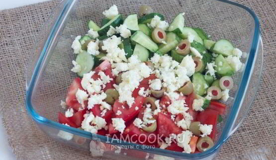 салат с запеченным картофелем