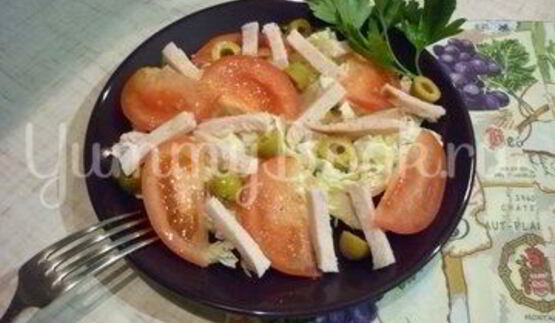 легкий салат хельга