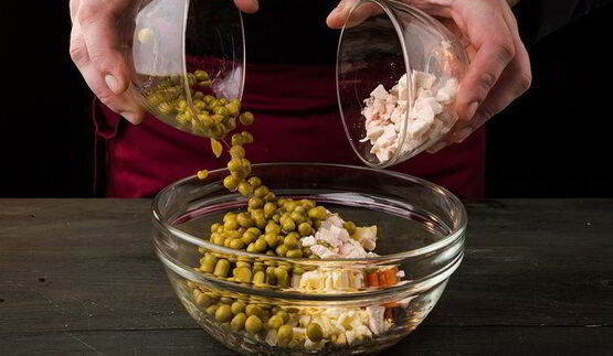 легкий салат оливье