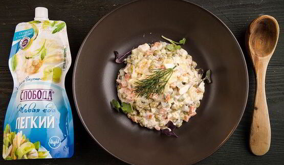 легкий салат оливье