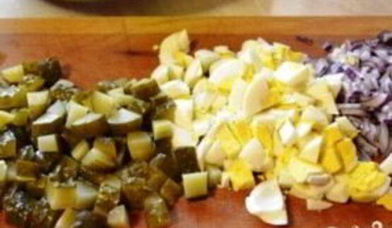 оливье с индейкой