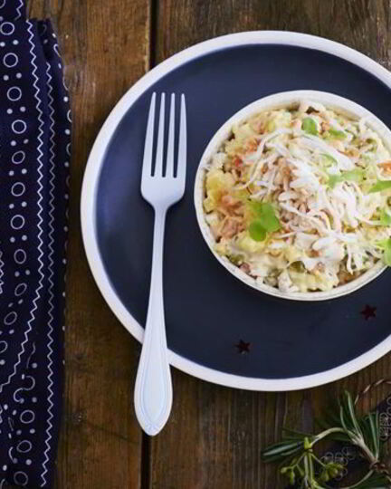 Рецепт оливье с камчатскими крабами