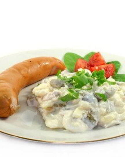 Рецепт оливье с маринованными грибами