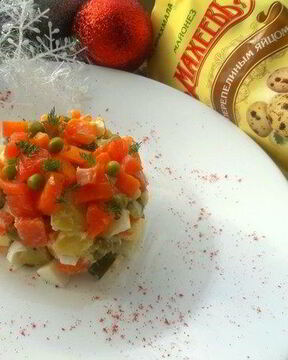 Рыбный оливье