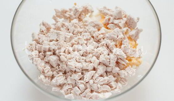 салат оливье без майонеза и картофеля