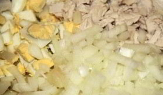 салат оливье с икрой