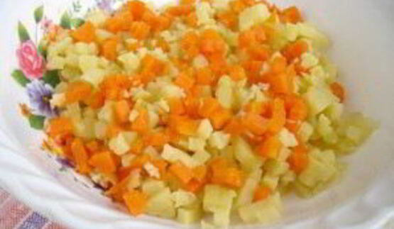 салат оливье с мясом