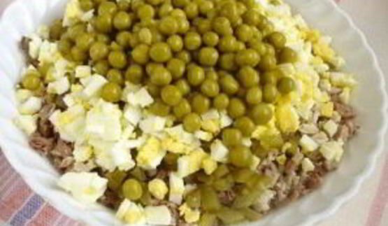 салат оливье с мясом