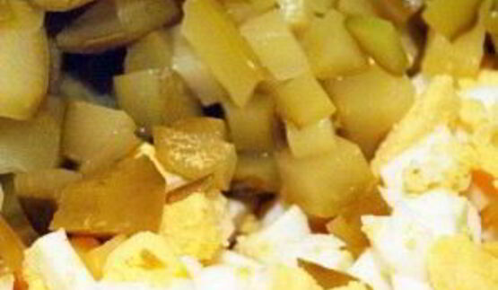 салат оливье со свининой