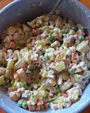 Салат оливье