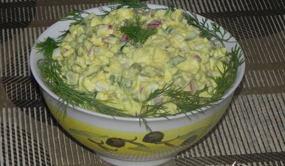 салат осенний оливье