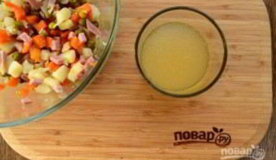 салат-желе оливье