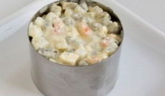 вегетарианский салат оливье