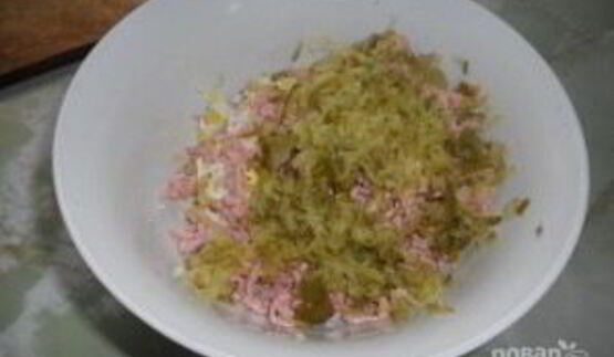 закуска оливье-рулет