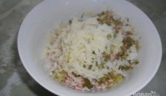 закуска оливье-рулет