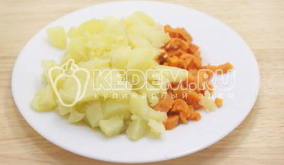 заливное оливье