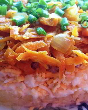 Печеночный салат