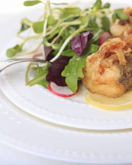 Рецепт рыбного салата грибами