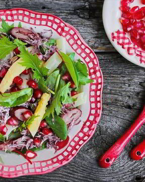 Салат из белой спаржи