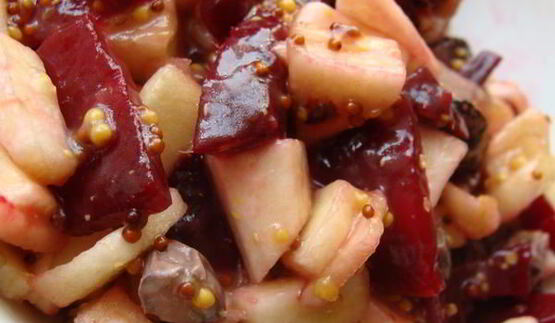 салат из фасоли и свеклы