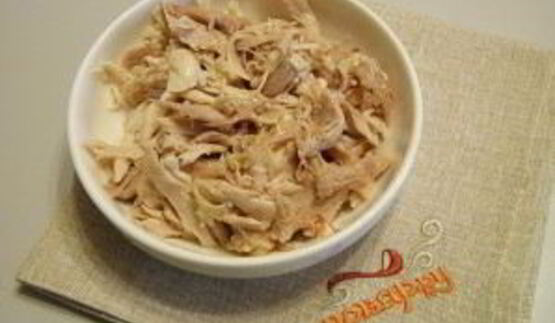 салат из курицы с майонезом