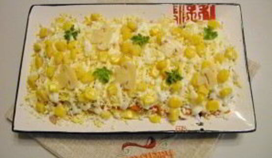 салат из курицы с майонезом