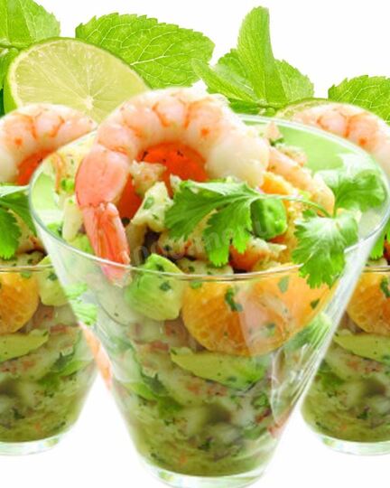 Рецепт салата коктейль с мандаринами