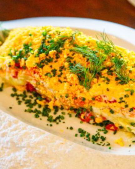 Рецепт мимозы с неркой