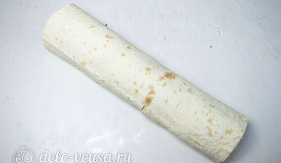 рулет из лаваша мимоза