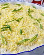 Салат Мимоза с горбушей консервированной