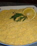 Салат Мимоза с сардиной и сыром