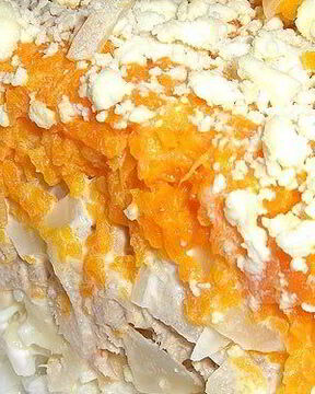 Салат Мимоза с сыром и яблоками