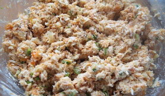 салатные шарики мимоза