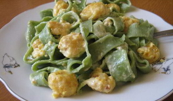 тальятелле мимоза