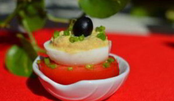 яйца мимоза