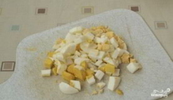 салат новогодний из крабовых палочек