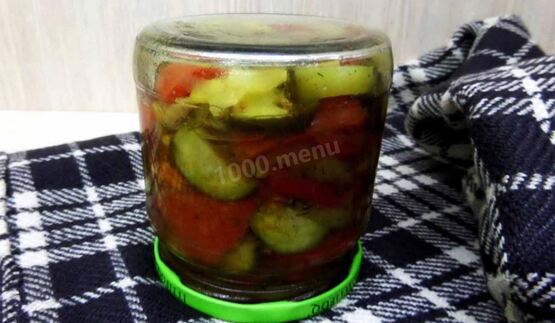 салат пальчики оближешь из помидор и огурцов на зиму