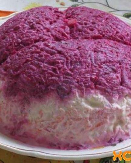 Рецепт диетической селедки под шубой