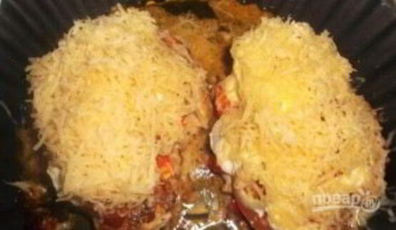 куриная грудка под шубой в духовке