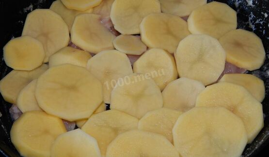 курица под шубой в духовке