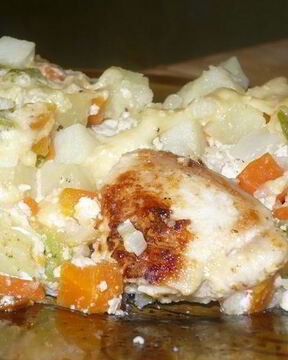 Курица под шубой в мультиварке