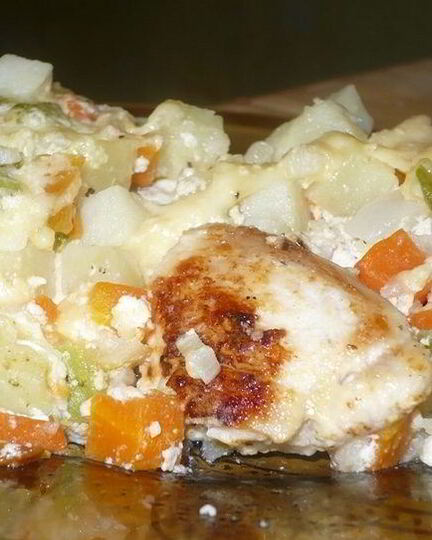 Рецепт курицы под шубой в мультиварке